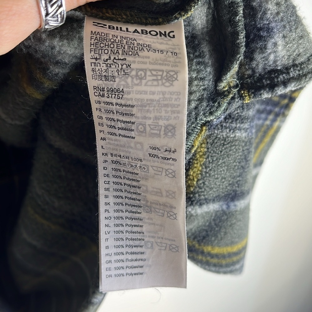 Billabong fleece flannel - Picture 4 of 6
